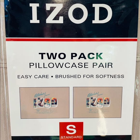 🆕IZOD Aloha Pillowcase 2-Pack-NWT - Picture 3 of 13